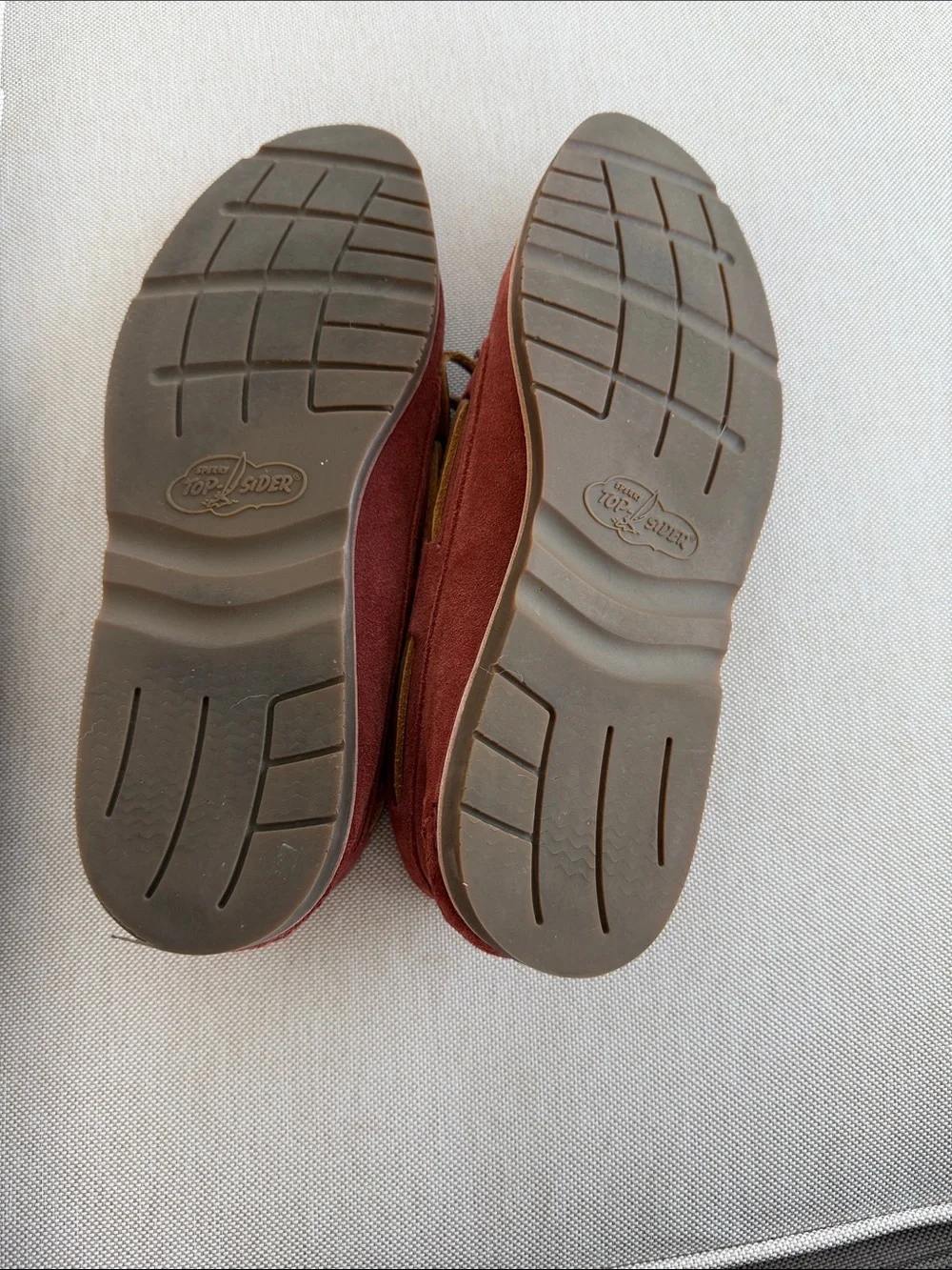 Sperry suede upper